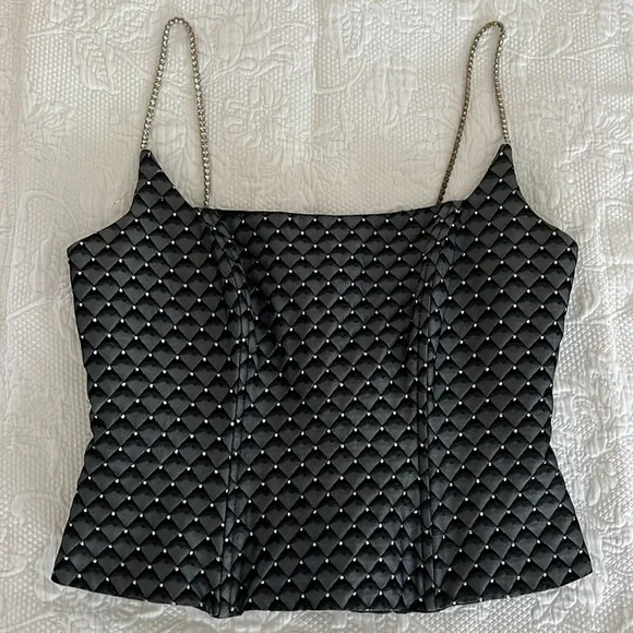 •VINTAGE BONED CORSET UNION MADE COQUETTISH• - Picture 2 of 16